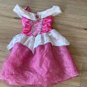Disney Pink and White Princess Dress for Kids